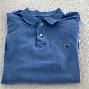 Vineyard Vines Blue Polo Shirt Classic Cotton Design